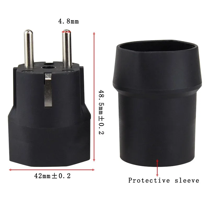 Swiss ao padrão europeu plugue adaptador de tomada elétrica adaptador de viagem ue plugue de alimentação multiuso