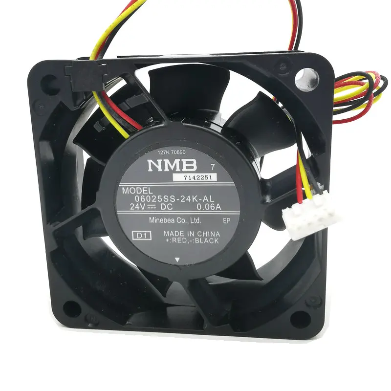 

6CM 06025SS-24K-AL 6025 24V 0.06A 3wire cooling fan 06025SS-24M-AL 06025SS-24N-AL