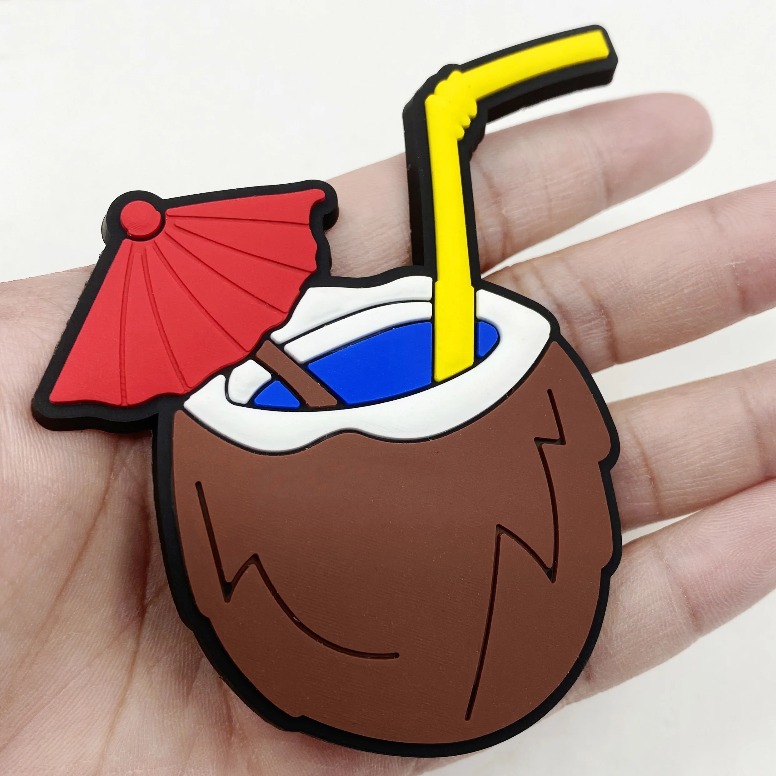 8pcs/set Cartoon Charm Inserts For Beach Bag, Soft Accessories, Beach Bag Tote Handbag Decoration