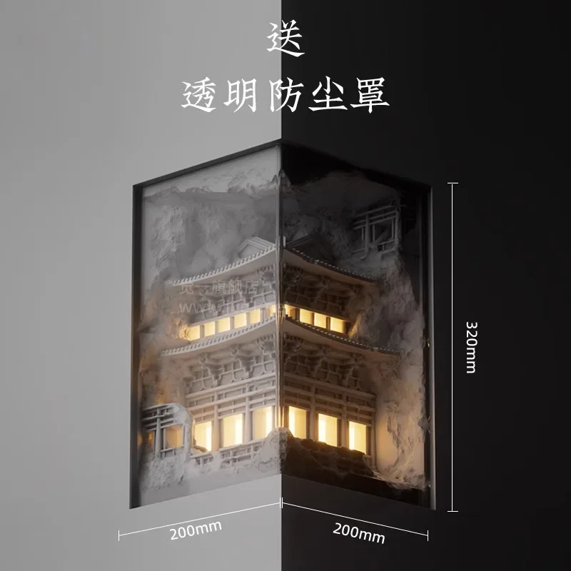 Intelligent Human Body Sensing Antique Style Corridor Stair Corner Light
