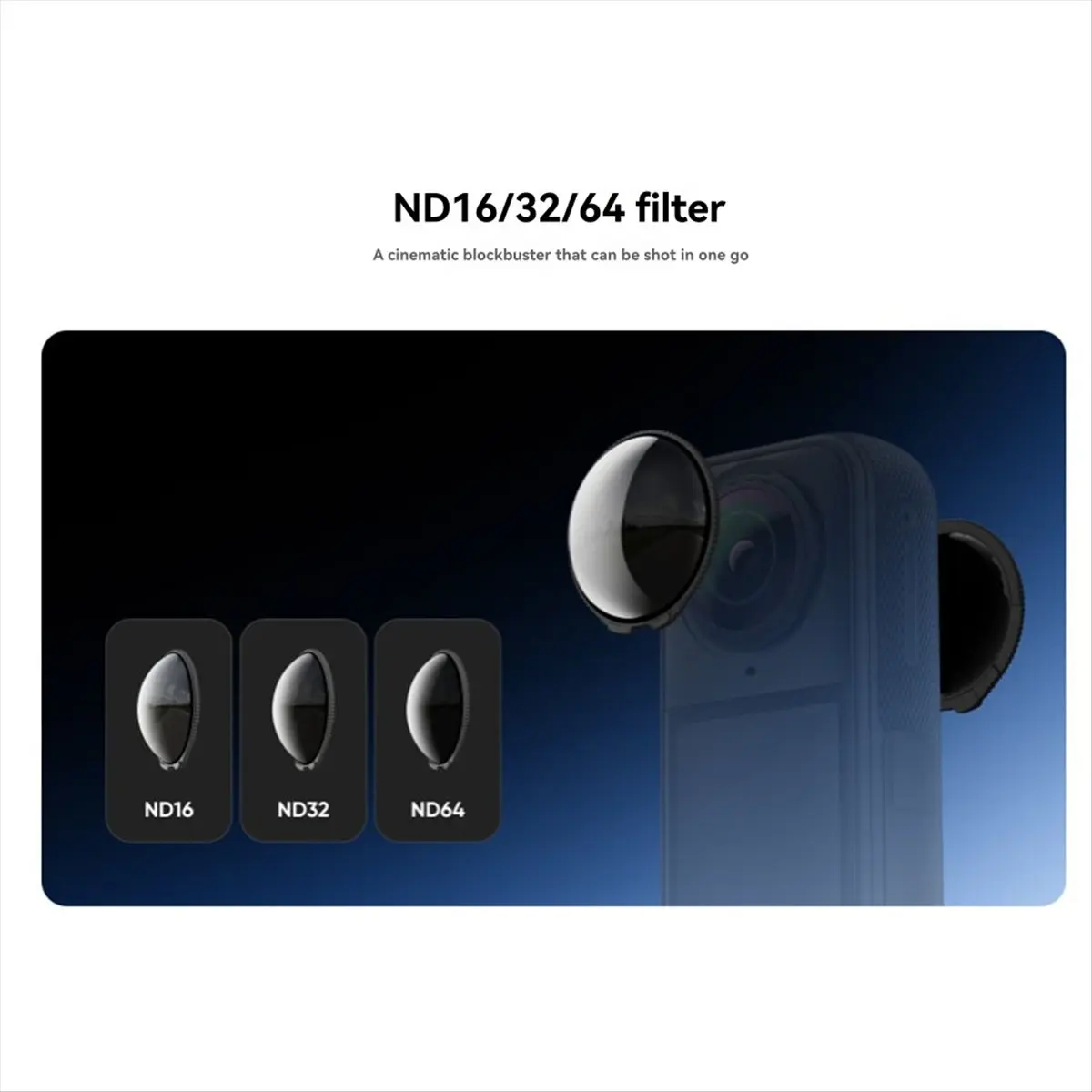 #(Upgraded)For X5 ND Filters Enhanced Color Correction Improved Photography Quality for X5 Accessories ND64
