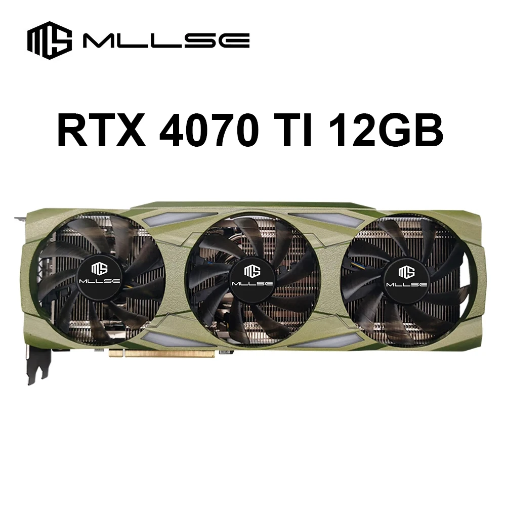 MLLSE GeForce RTX 4070 Ti 12GB GDDR6X Graphics Card 192-bit PCI Express 4.0 X16 Gaming Video Card rtx 4070 ti 12g placa de vídeo