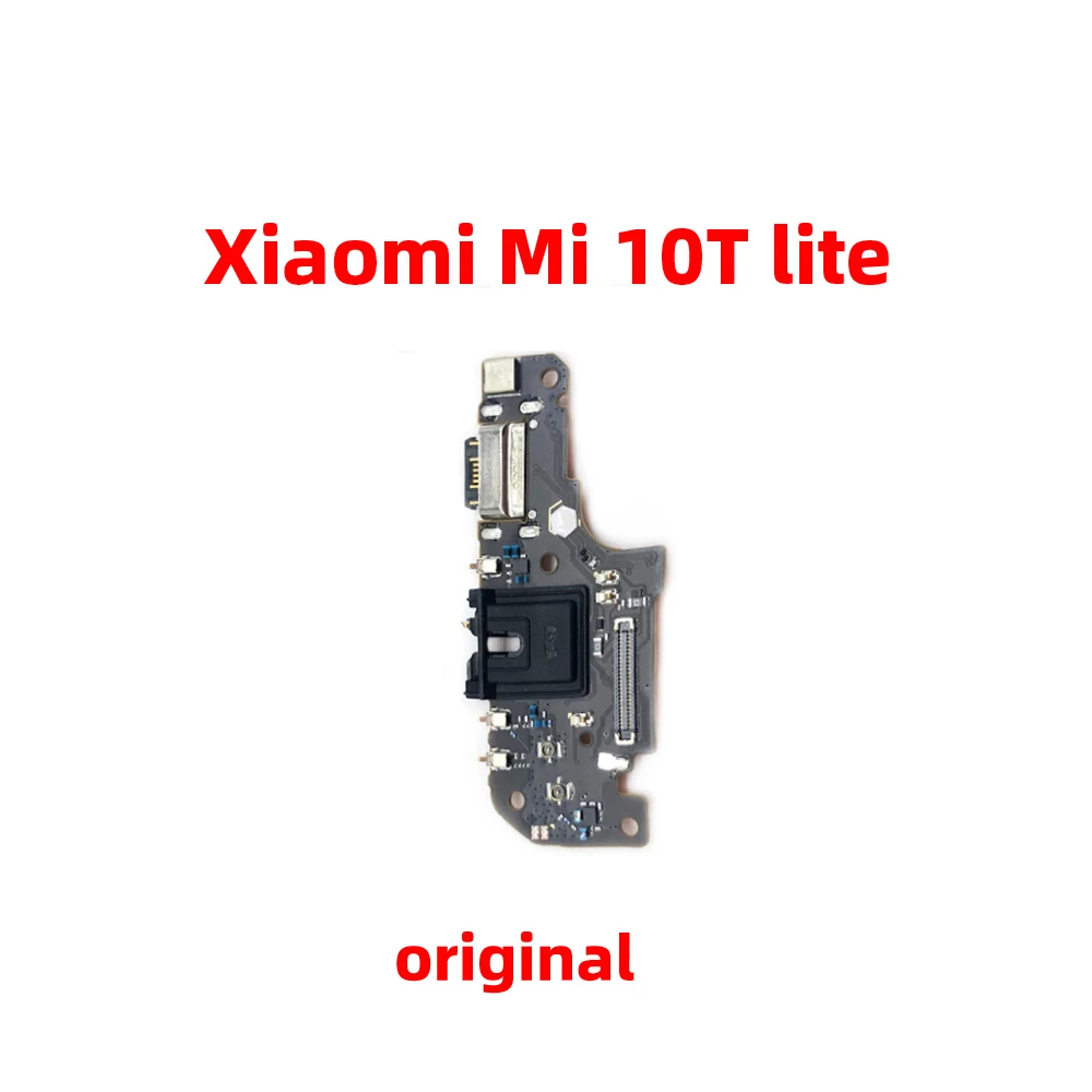 Original For xiaomi Mi 10T lite Dock Connector USB Charger Charging Port Flex Cable Board Replacement