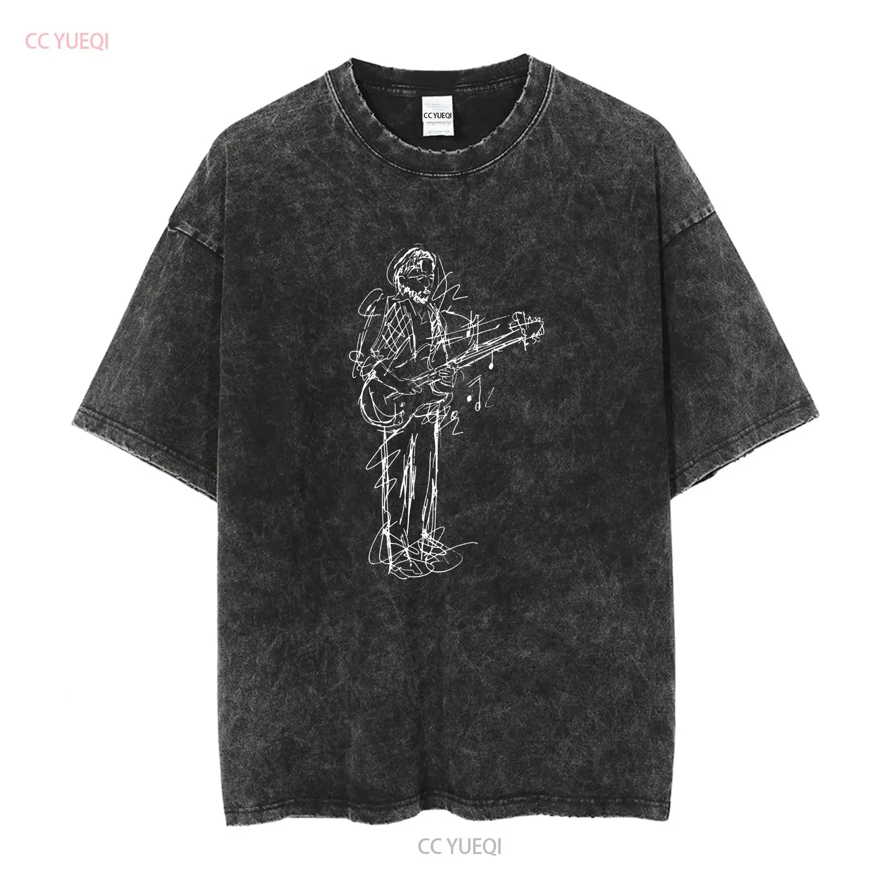 Eric Clapton Rock T Shirt Men's s for men Fairwear Approved Cotton long or short sleeves vintage Washed Breathable Stretched