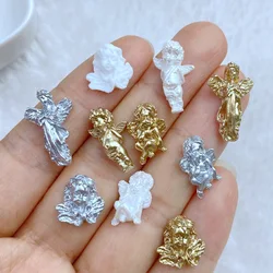 40Pcs New Cute Mini Mixed Angel Series Resin Figurine Flatback Ornament Jewelry Making Manicure Hairwear Accessories
