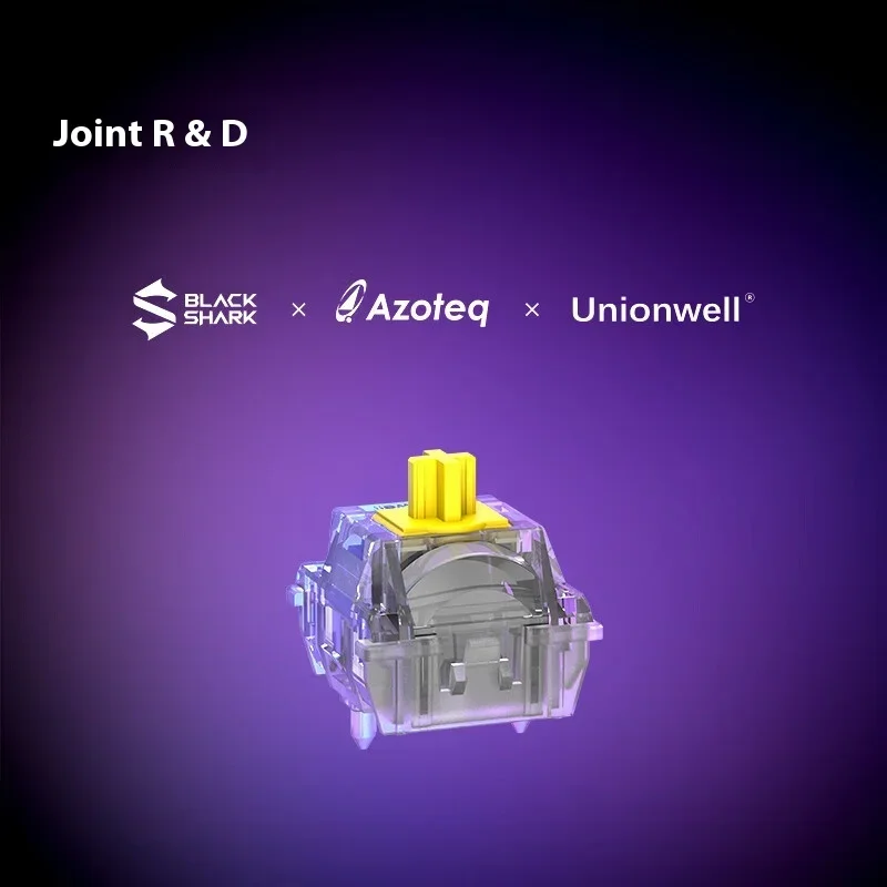 Black Shark Bkb02 Inductive Magnetic Switch Keyboard Multifunctional Knob Wireless Mechanical Keyboard 3-Mode Rgb Quick Trigger