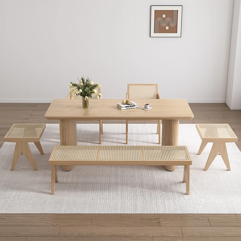 Wooden Non Slip Unique Table Party Study Event Office Salon Dining Table Living Room Modern Mesa De Comedor Home Furniture