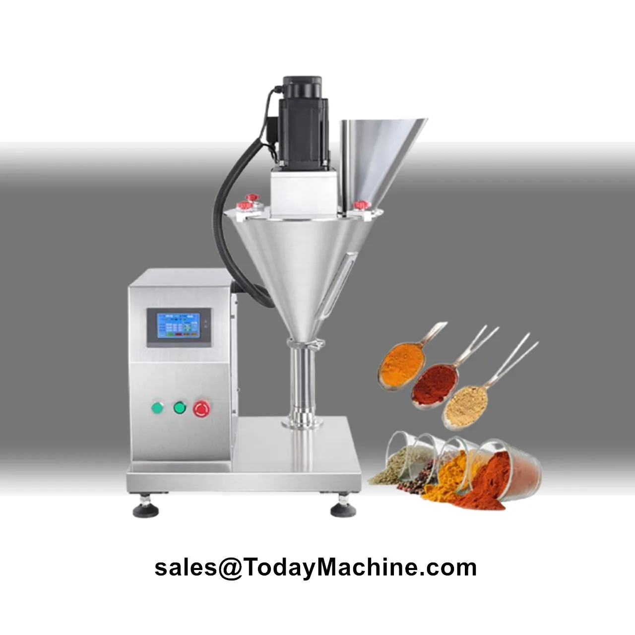 Automatic Spice Coffee Powder Auger Filler Bottle Filling Machine