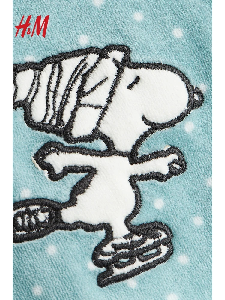 愛らしいベルベットのリーアー-スウェア、男の子と女の子用-h-m-子供服秋コレクション-2067