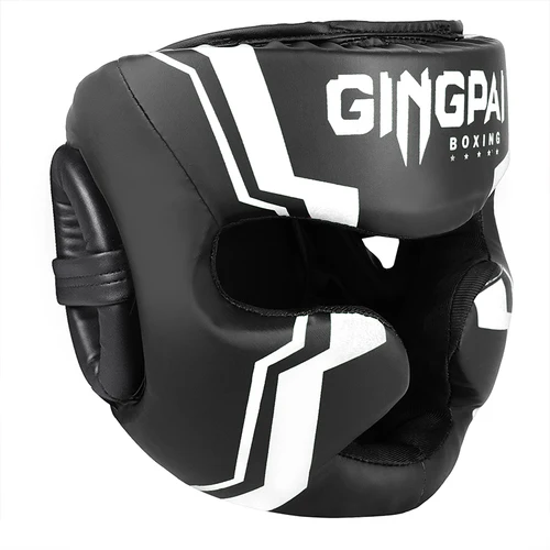 Imagen 2 del producto Casco De Kick Boxing Karate Muay Thai Guantes De Boxeo casco De lucha libre MMA protector De cabeza Sanda entrenamiento adultos niños equipo