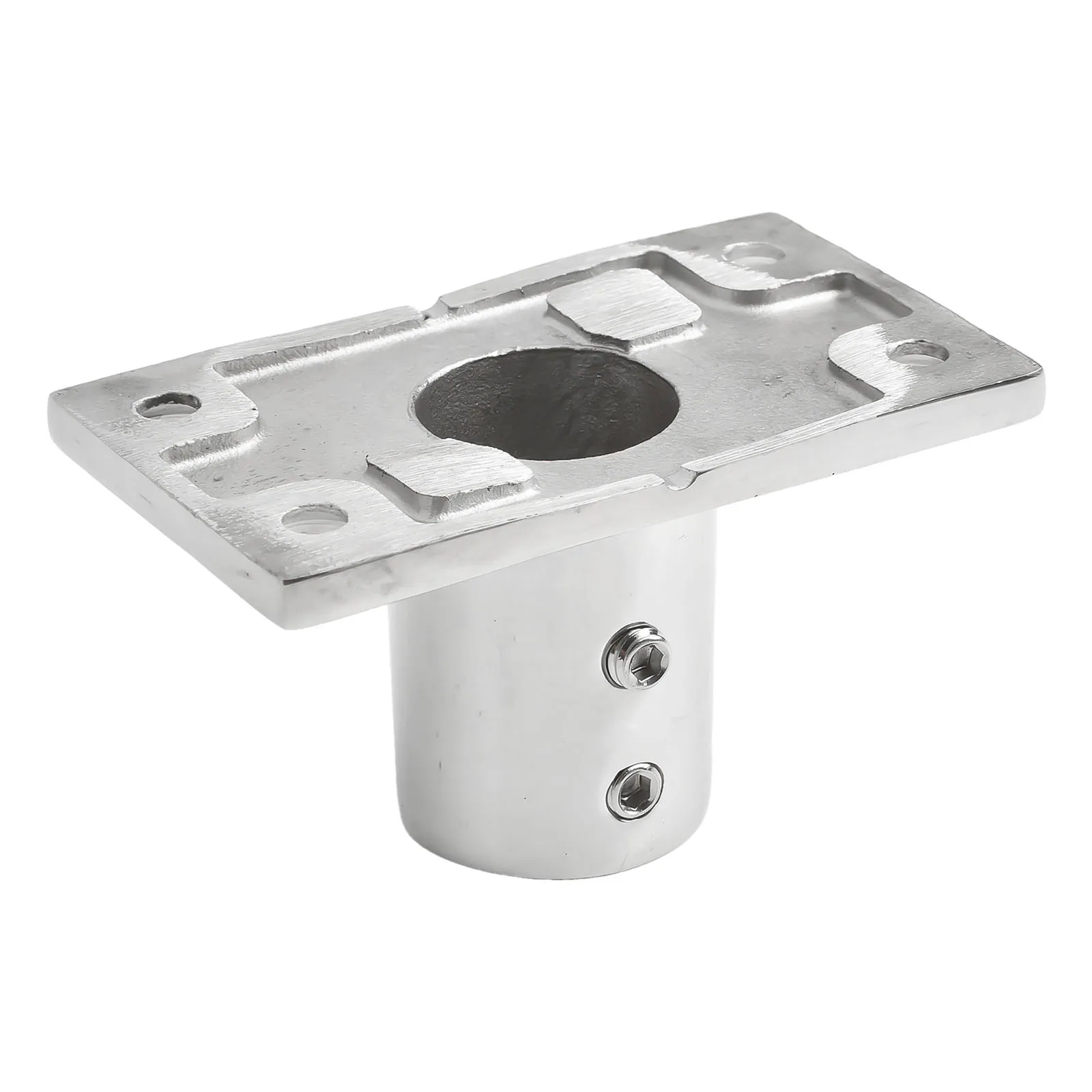 

1 шт. фитинги для перил из нержавеющей стали 22/25 мм 90 ° Прямоугольное основание трубы Основание трубы Монтажные кронштейны для направляющих для лодок и яхт