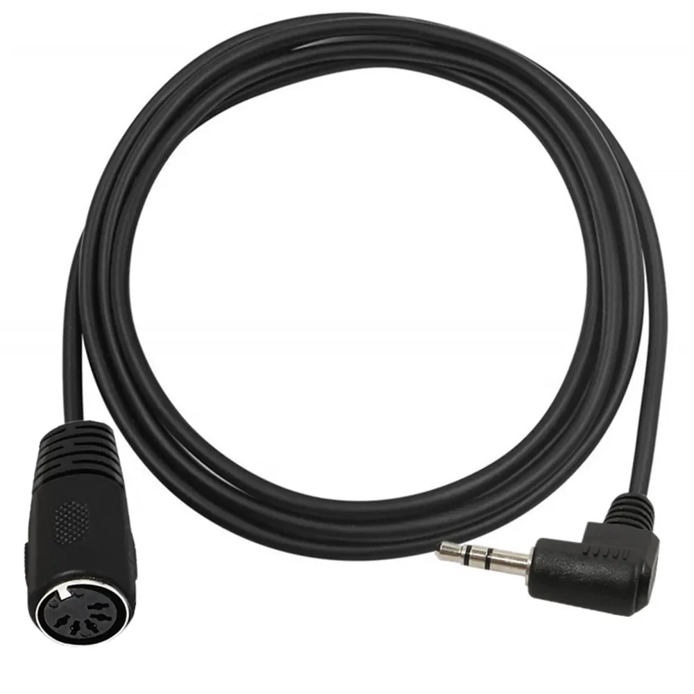 90 Degree Right 5 Pin Din MIDI Plug 3.5mm Connection Female To Male Stereo Jack Audio Extension Cable 150cm 1.5m High Quality