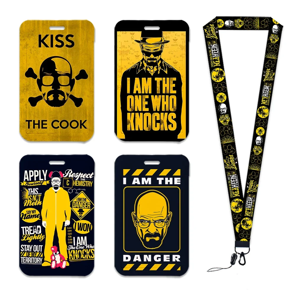 Hot Movie Breaking ID Card Holder Badge Work Pass with Lanyard Keychain Nurses Doctors Gift