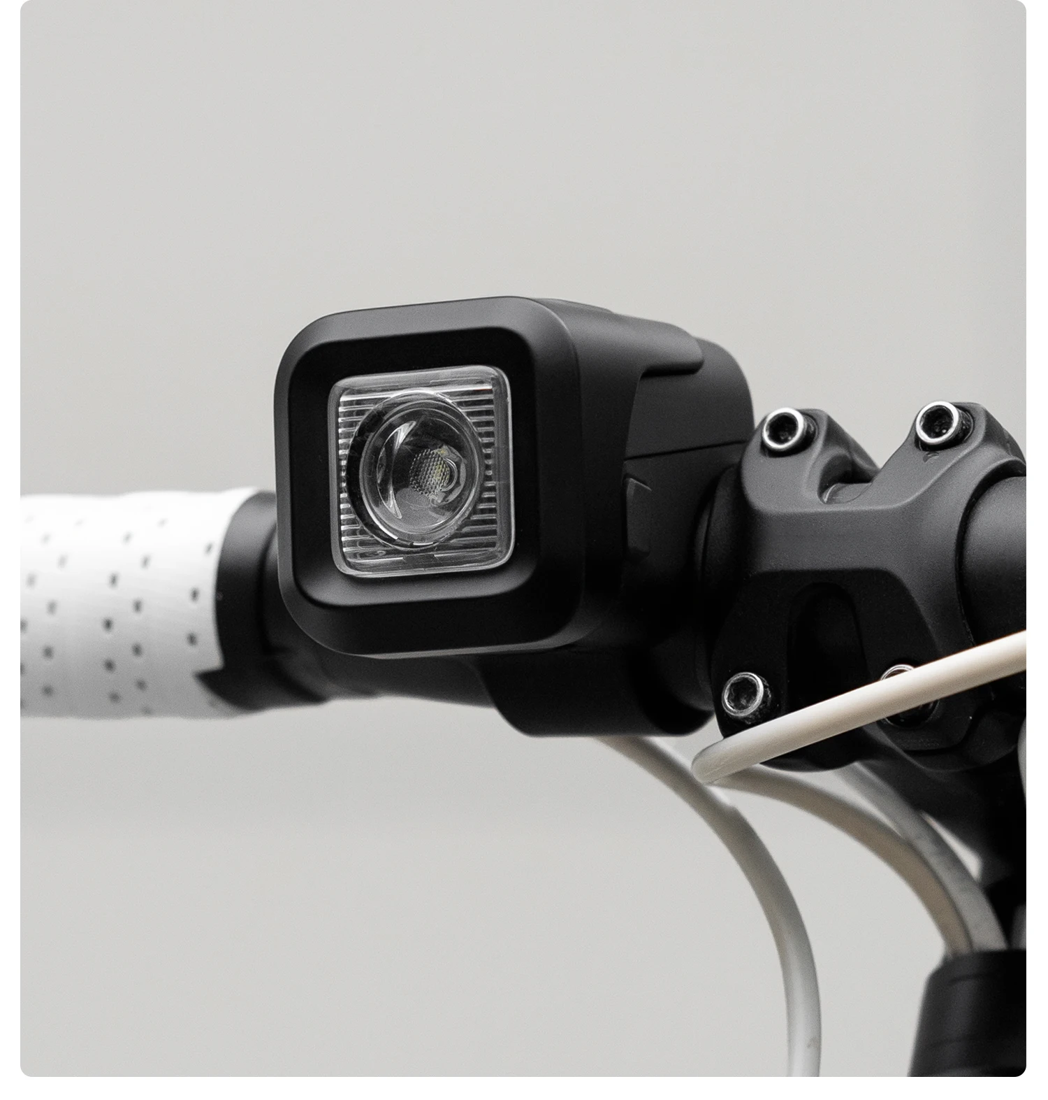 ROCKBROS Bike Horn Light IPX6 Rainproof Type-C Charging 2300mAh Headlight Illuminate Warn Two-in-One Electronic Horn Front Light