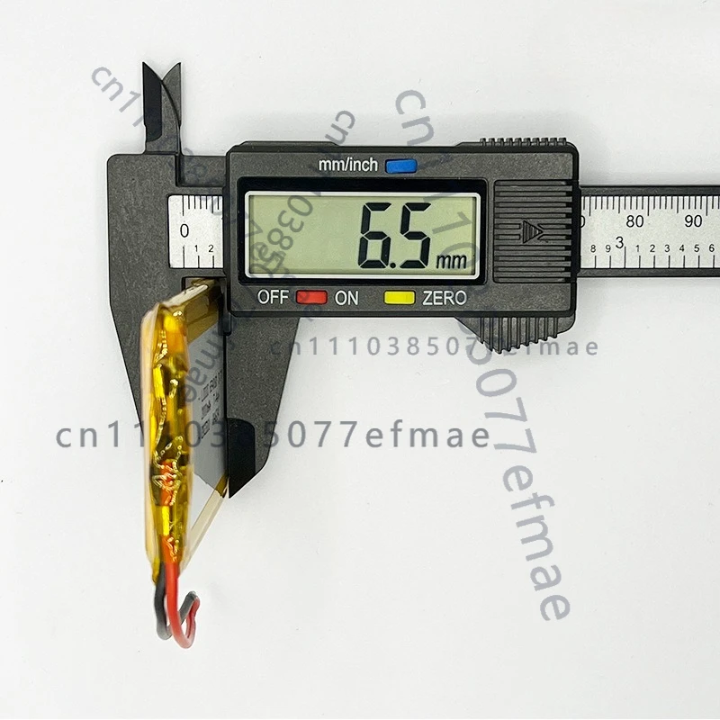 3.7V rechargeable battery lithium battery 2000mA rechargeable 654060 with safety protection