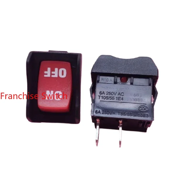 

10PCS Ship type switch with sheath R19A two feet and gears 15X21MM ON-OFF