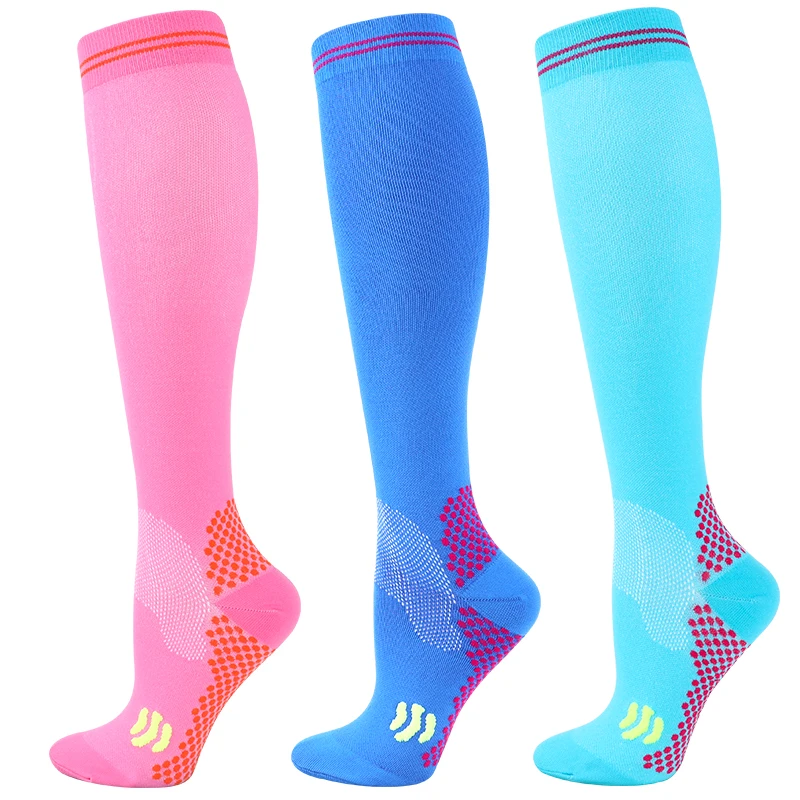 1/3 Pairs Dropship Kompression Socken Krampfadern 20-30 Mmhg Männer Frauen Socken Für Laufen Radfahren, fußball Fußball Strümpfe – Detail 19