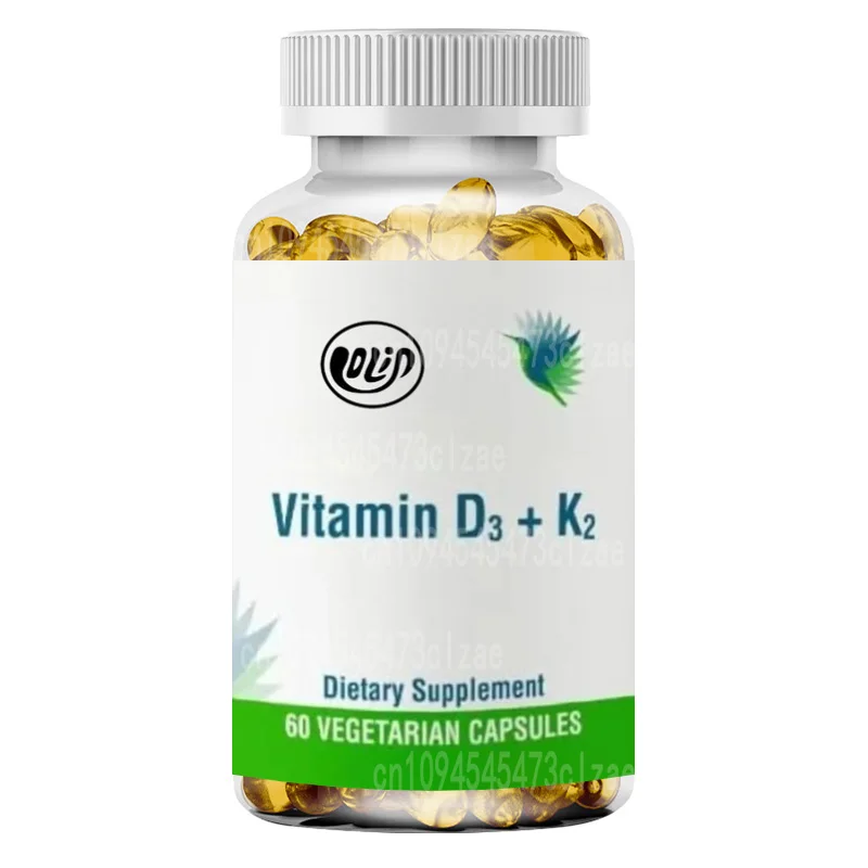 

Витамин D3+K2, D3, способствует здоровью организма. | Поддержка здоровья костей и иммунитета | 60 вегетарианских капсул