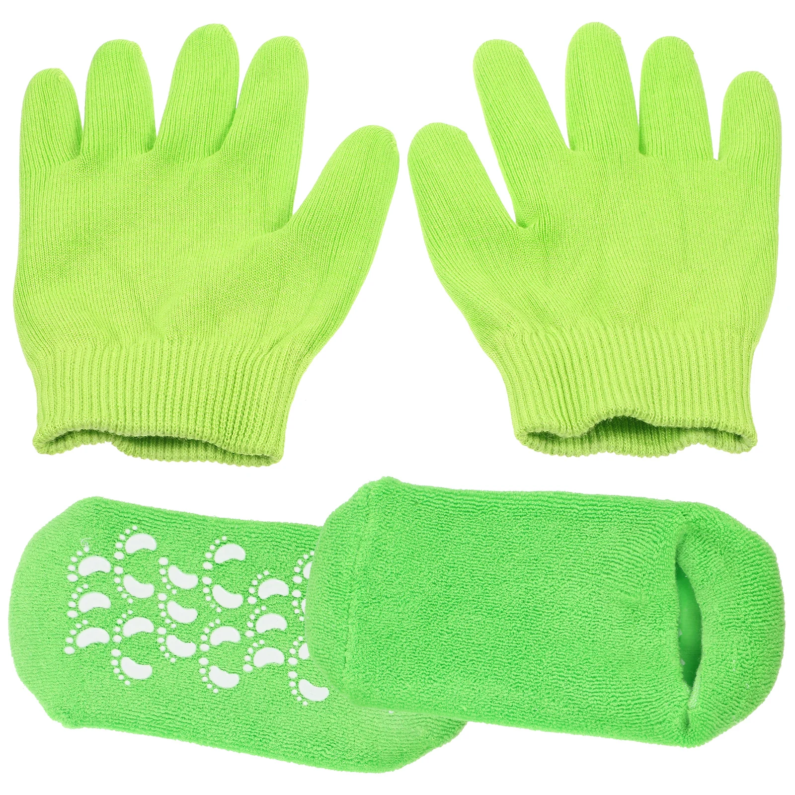 

Moisturizing Gloves Socks Set Women Night Lotion Care Dry Hands Feet Soft Comfortable Reusable Travel Friendly Daily Wear