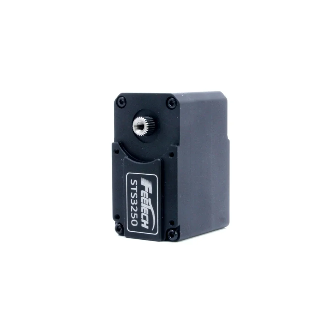 FEETECH STS3250 Servo da 50 kg - Encoder magnetico 12 V, ingranaggio metallico TTL a doppio albero per robot con azionamento di coppia e giunti per fotocamera
