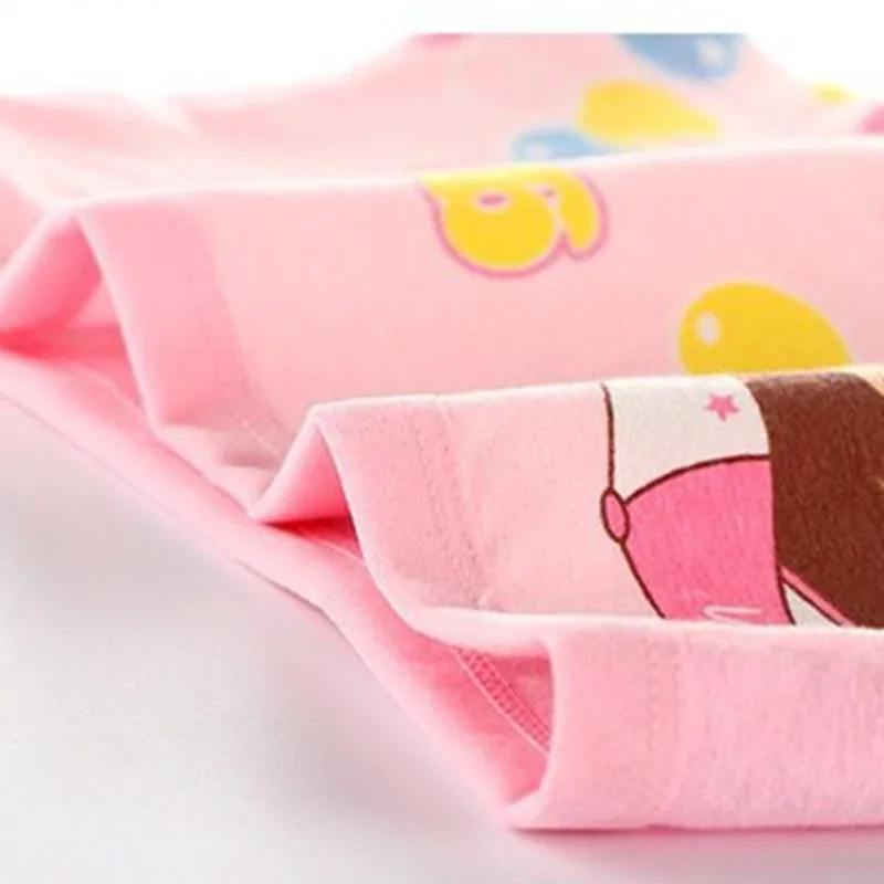 4 Pcs/Lot Children Girls Underwear Kids Boxer Briefs Child Soft Cotton Girls Panties Breathable 2-10Y