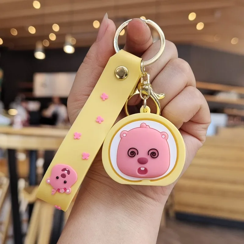 

Loopy Cartoon Keychain Cute Celebrity Original Beaver Doll Pendant Penguin Bag Hanging Accessories Kawaii Cosplay Creativity Toy