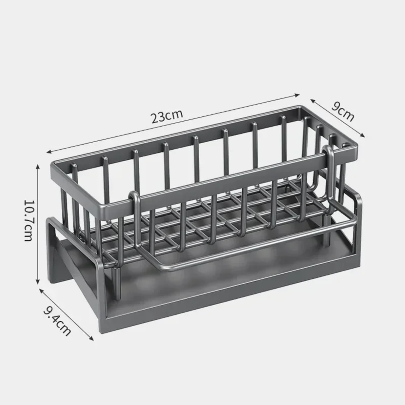 Étagère de cuisine, rangement de chiffon, étagère de Drainage, support de rangement sans poinçon, étagère à épices pour la maison, robinet d\'évier,