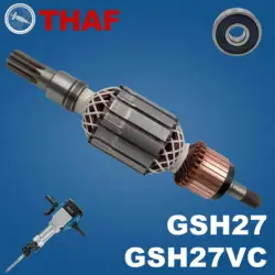 AC 220V 240V GSH27 GSH27VC Armature Rotor Stator Field For BOSCH Jackhammer Spare Parts Demolition Hammer Breaker GSH 27 VC