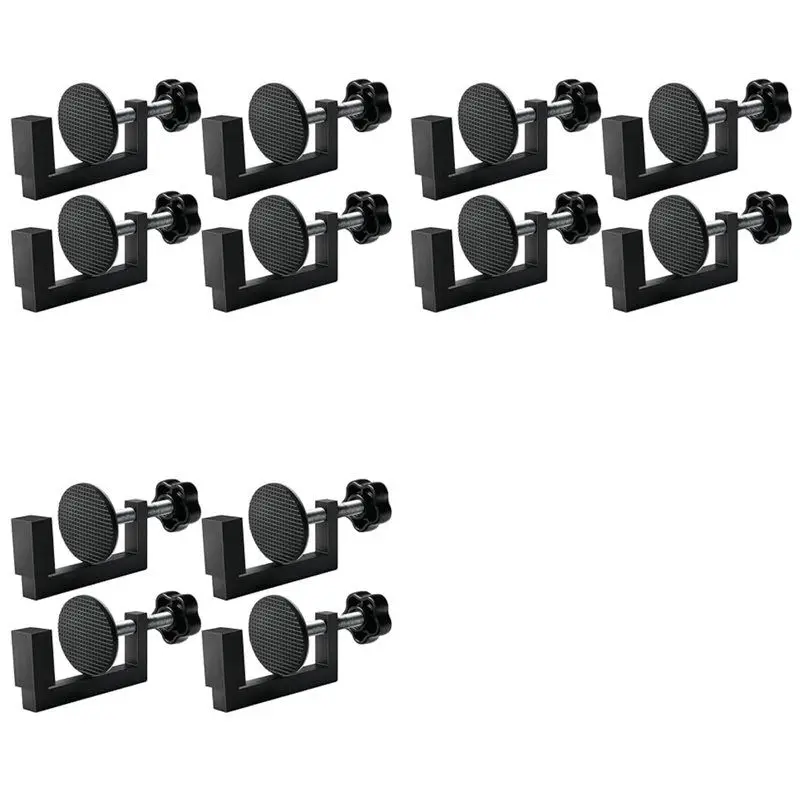 A53Q-12Pcs G-Clips,Adjustable Patio Furniture Clips- Sofa Rattan Furniture Clamps-Rattan Clamps Wicker Chair Fasteners