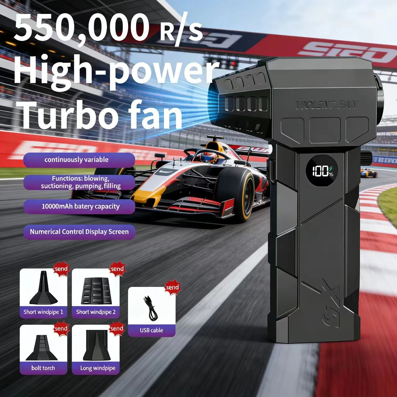 X5 Mini Violent Fan… - image