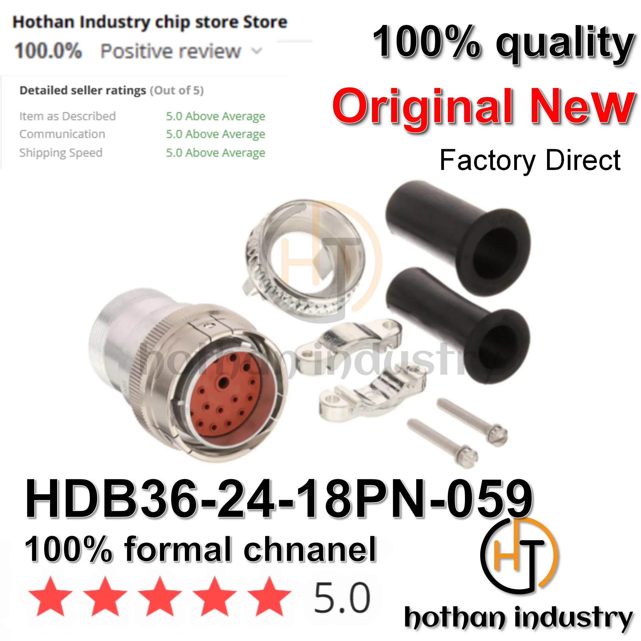 (1 PCS) HDB36-24-18PN-059 HDB36-24-18PE-072 100% NOVOS Conectores Automotivos BR AWY PL ASM