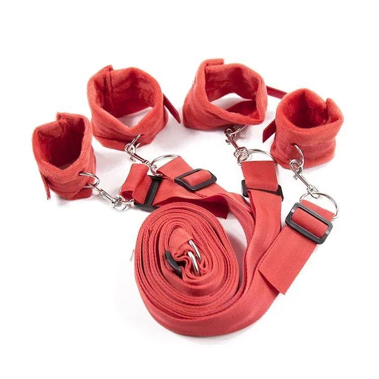 Handcuffs Adult Sex Toys For Woman Couples Games Strap Fetish Slave Bondage Wrists Ankle Cuffs BDSM Bondage Restraint