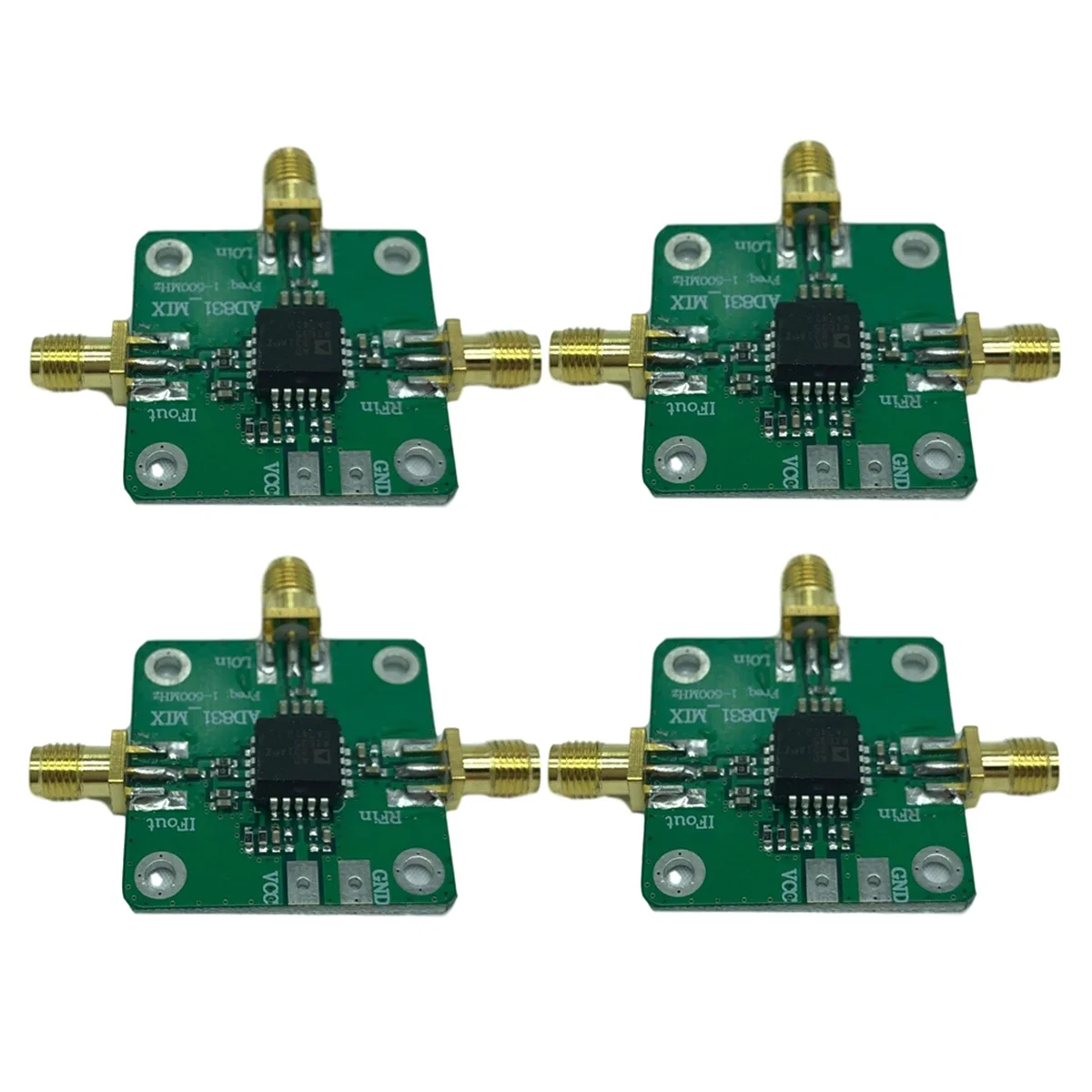 A51I 4Pcs AD831 High Frequency Transducer Mixer Module 0.1-500MHz Bandwidth Frequency Converter