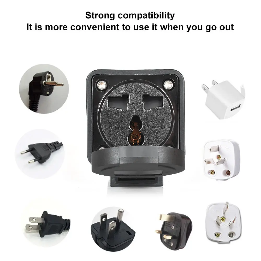 EV Charging Adapter Type 1 To Triangle Plug 5 Holes 250V16A Electric Vehicle Charging Pile Conversion Plug