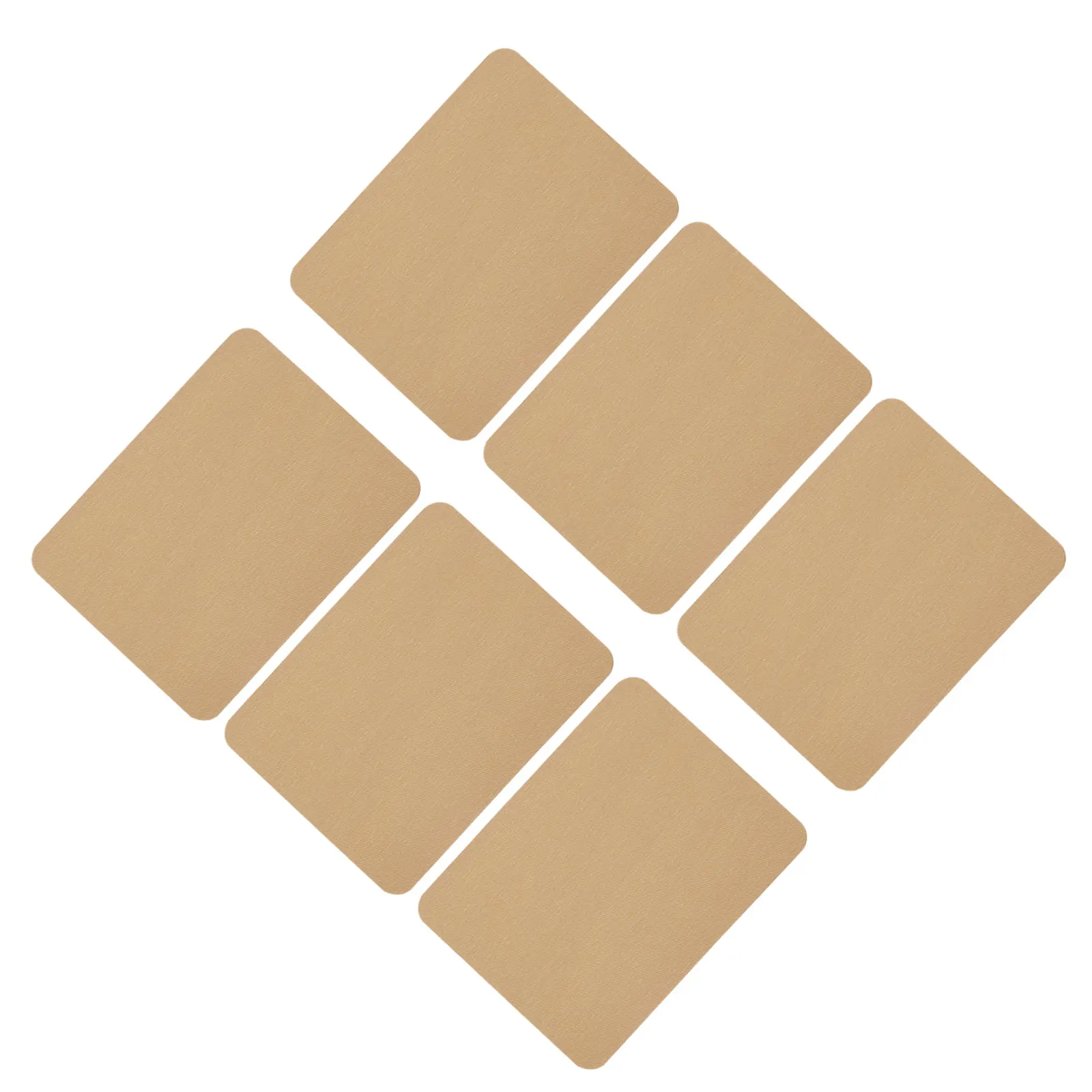 

6Pcs Iron on Patches Fabric Repair Patches Iron-On Mending Fabric Khaki for Clothes Repair Pants Hole Repairing and Decoration
