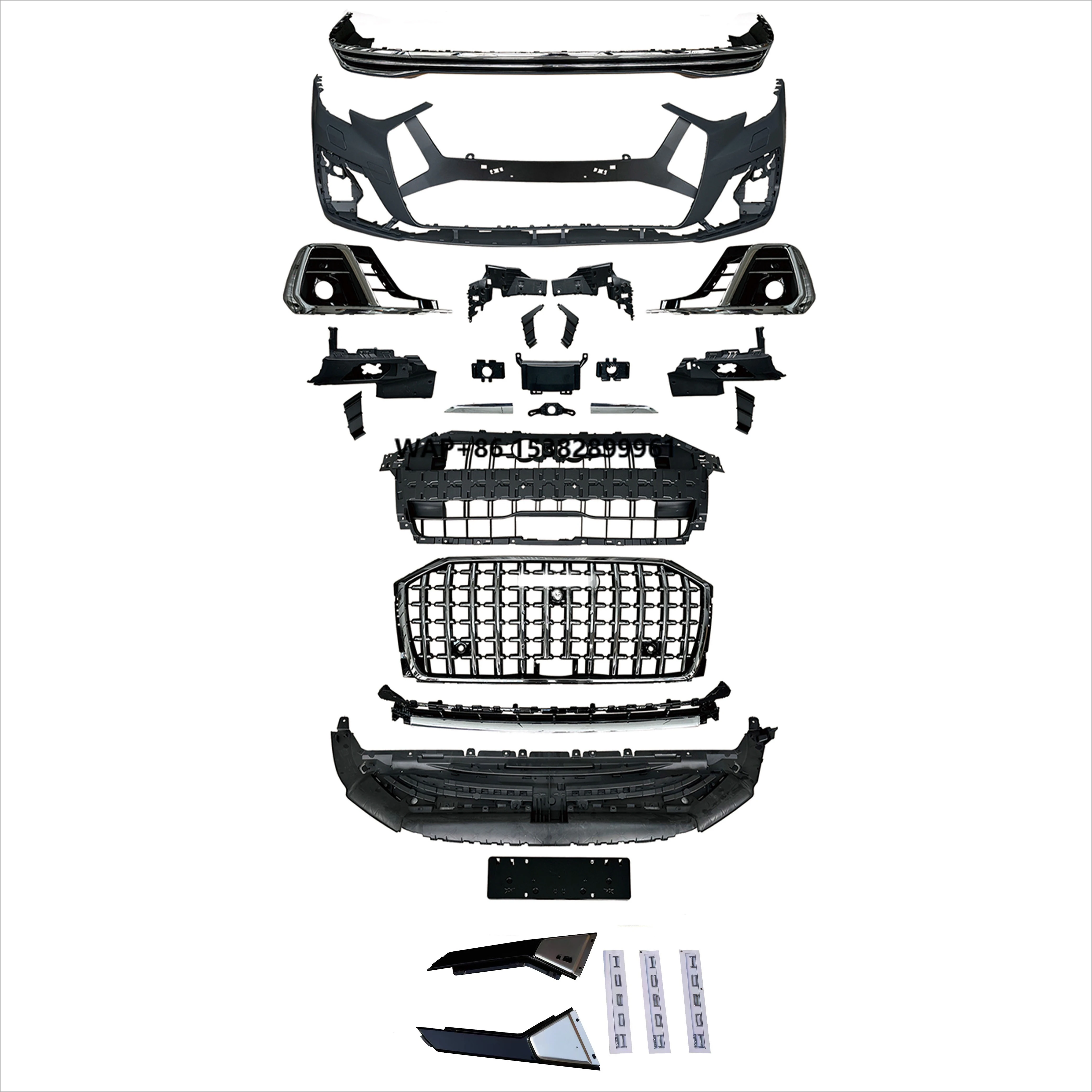 

Wholesale Hot Sale Automotive Parts Plastic Carbon Fiber Front Bumper Facelift Body Kit