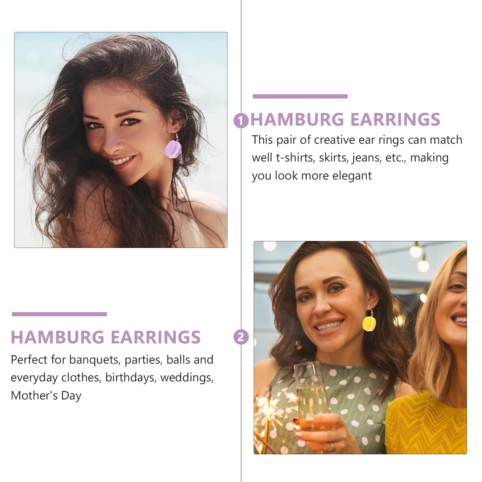 

Adorable Creative Ear Dangle Earrings For Women Fashion Ear Decor Vintage Simple Studs Party Birthday Gift