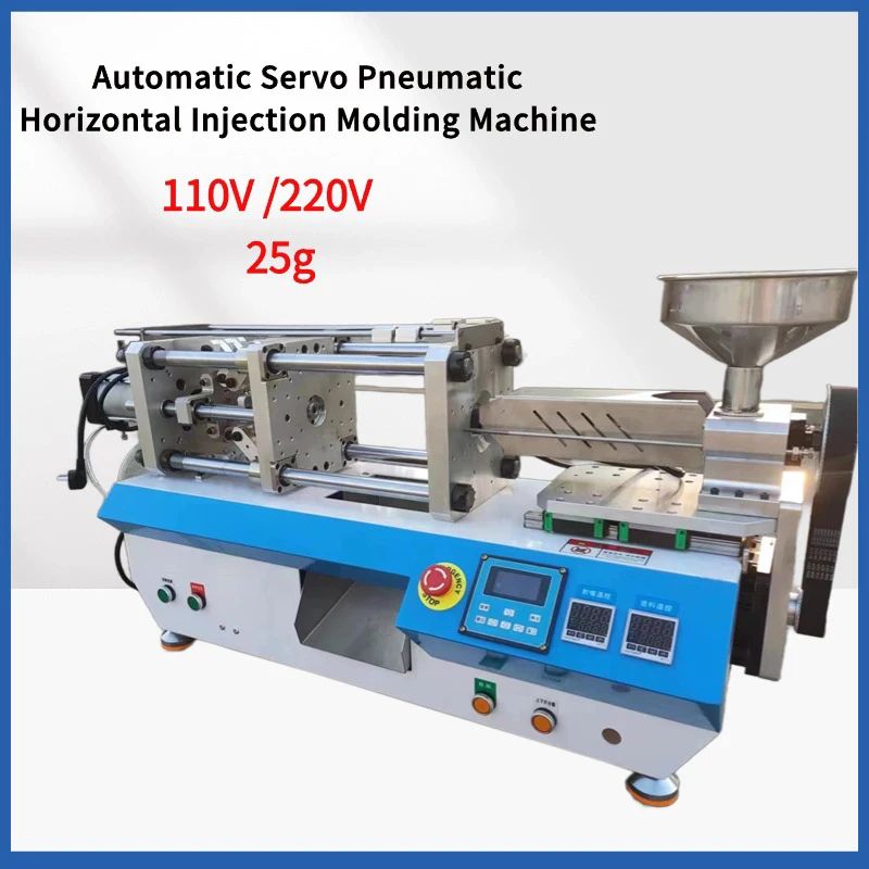 220V/110V 25g Horizontal Pneumatic Injection Molding Machine 5T Injection Molding Machine Plastic USB Head Molding Machine