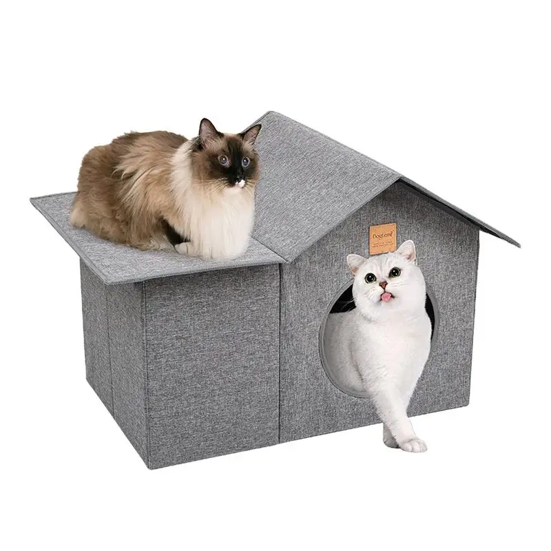 

Pet Outdoor House Dog Bed Cat Indoor Outdoor House Outdoor Rainproof Dog House Cat House Villa Tent For Small Pets Kittens Cat