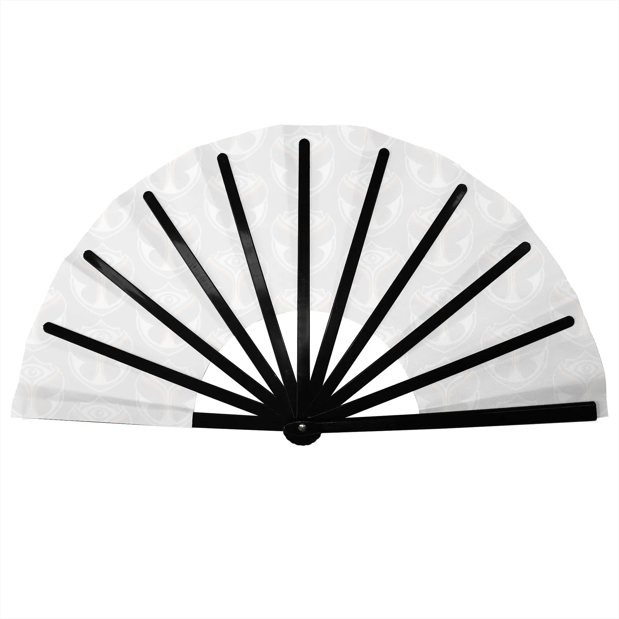 T-Tomorrowland Logo Stylish Hand Fan Women Music Festival Printed Polyester Fan  Aesthetic For Dancing Gift
