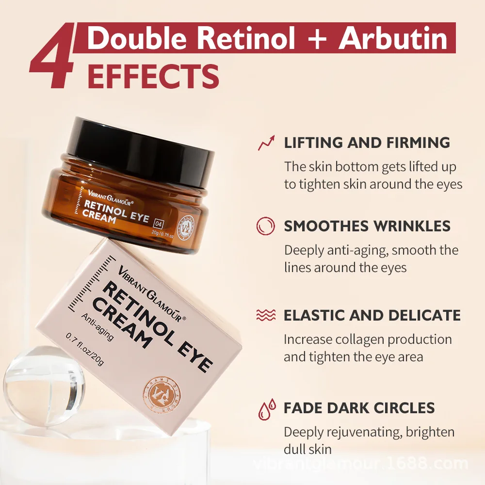 

20g Eye Cream VIBRANT GLAMOUR Retinol Eye Brighten Nourish Skin