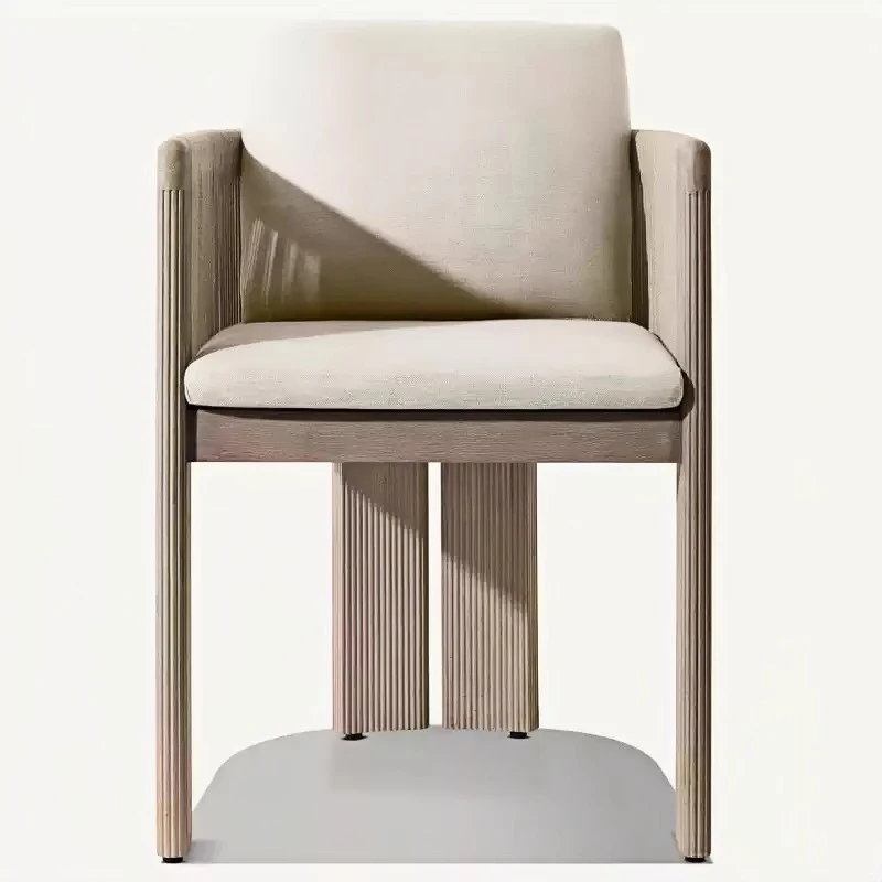 Sun Loungers,Outdoor Bed,Nordic Solid Wood , Outdoor Tables And , Garden Courtyard Open-Rattan Chairs, Anti-Corrosion Teak Tab