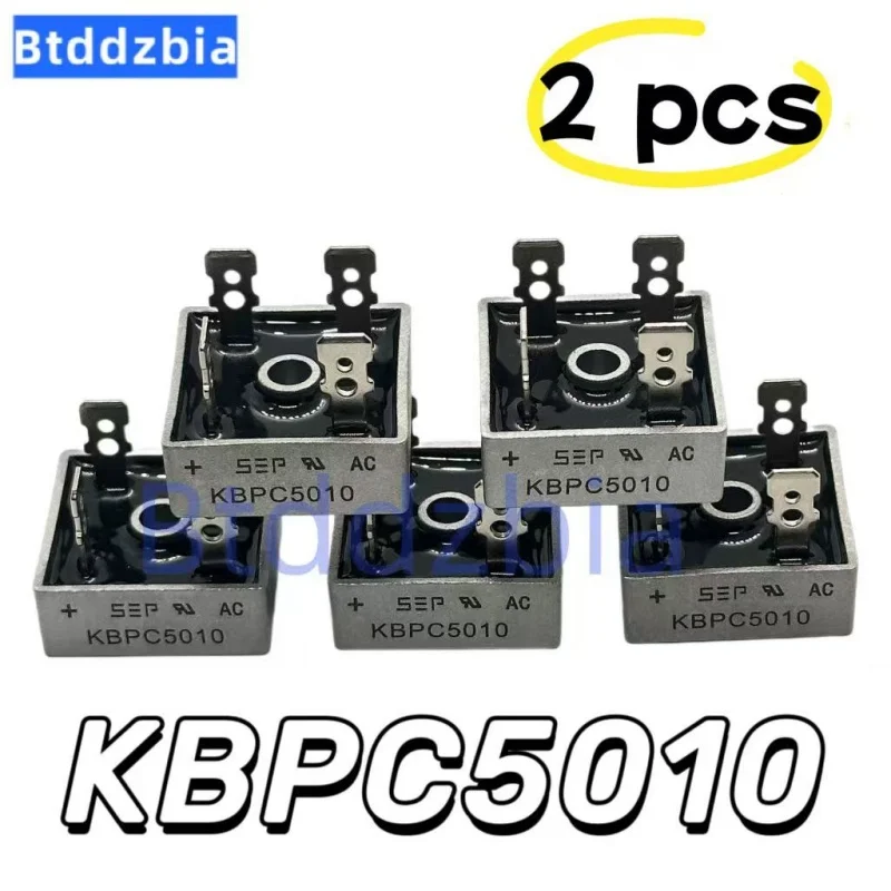 2PCS/Lot KBPC5010 Diode bridge rectifiers diodes 50A 1000V KBPC 5010 power rectifier diode electronic components