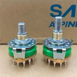 1 Piece SRRM1C5400 SRRM1C6200 Band Rotary Power Amplifier Signal Switching Switch Single 1 Pole 12 Gears Shaft 15MM 20MM