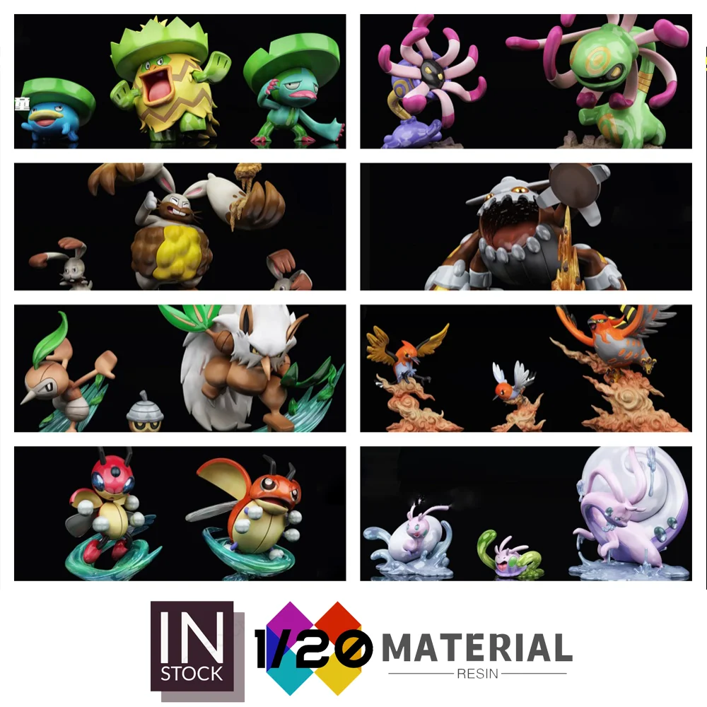 

[In Stock]1/20 Resin Scale World [SXG] - 202506Ludicolo Shiftry Cradily Talonflame Goodra Heatran Ledian Diggersby