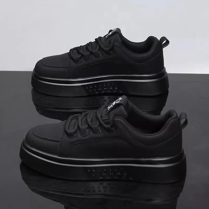 

Fashionable sneakers for men, vibration height increase shoes Lightweight casual skateboard walking shoes for men and women