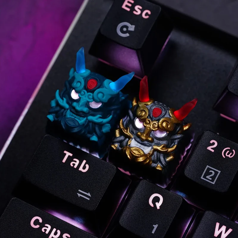 Imagem -04 - The Dragon King Keycap pc Personalizado Material de Resina Keycaps Adaptado para Cherry mx Switches Acessórios de Teclado Mecânico