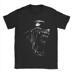 Alien Movie Xenomorph T Shirt Men Pure Cotton Amazing T-Shirts Round Collar Tees Short Sleeve Tops Gift Idea