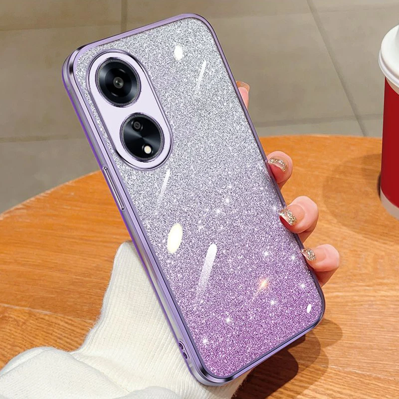 For Honor X7B Case Honor X7 Luxury Electroplated Glitter Case  CLK-LX3 CMA-LX2 CLK-LX1 Soft TPU Bumper Clear Phone Back Cover