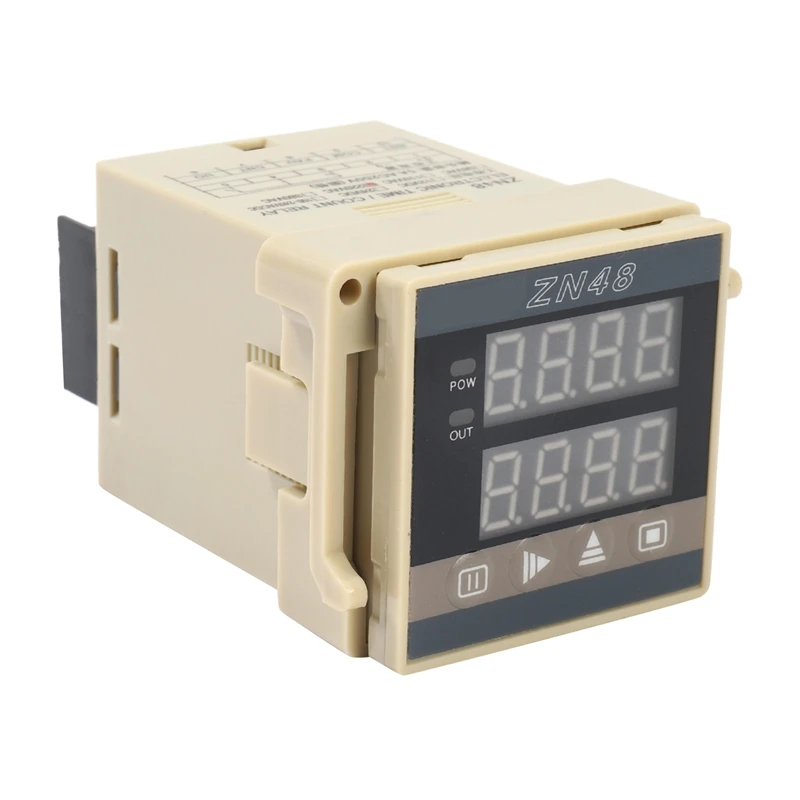 ZN48 AC220V Digital Time Relay Counter Multifunction Rotating Speed Frequency Meter